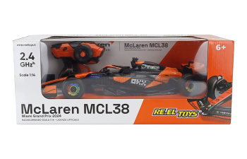 McLAREN F1 Mcl38 Team Mclaren №4 Winner Miami Gp (2024) First F1 Victory Lando Norris, Orange Black