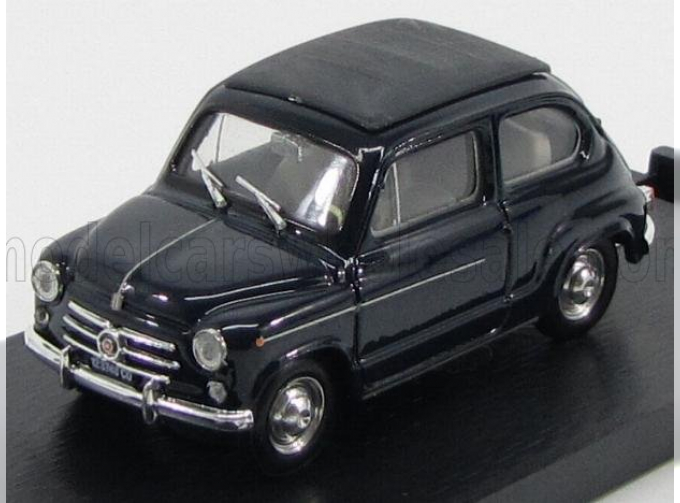 FIAT 600D TRASFORMABILE CHIUSA (1960), BLUE SCURO 456