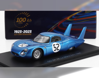 PEUGEOT Cd Sp66 Team Automobiles Cd №52 24h Le Mans (1966) P.Lelong - A.Bertaut, Light Blue Met