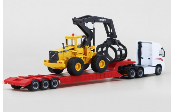 VOLVO FH12 тягач с лесопогрузчиком VOLVO Timber L180C