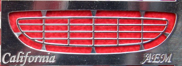 Фототравление Ferrari California (FC),, блестящий никель