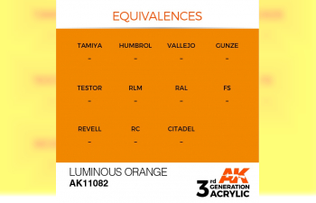 Краска акриловая 3rd Generation Luminous Orange 17ml