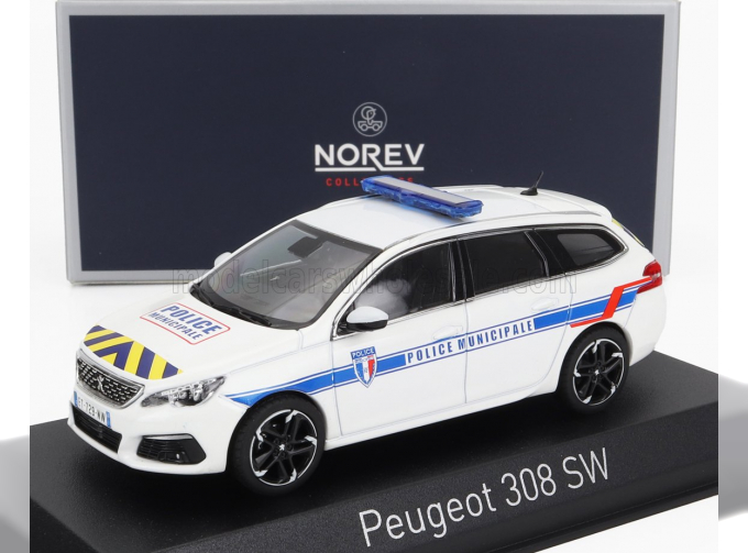 PEUGEOT 308 Sw Station Wagon Police Municipale (2018), White