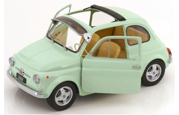 FIAT 500 F Custom with removable Softtop (1968), mint green