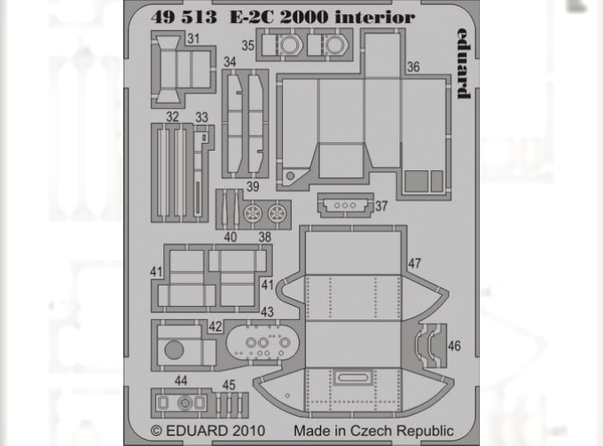 Фототравление для E-2C 2000 interior S.A.