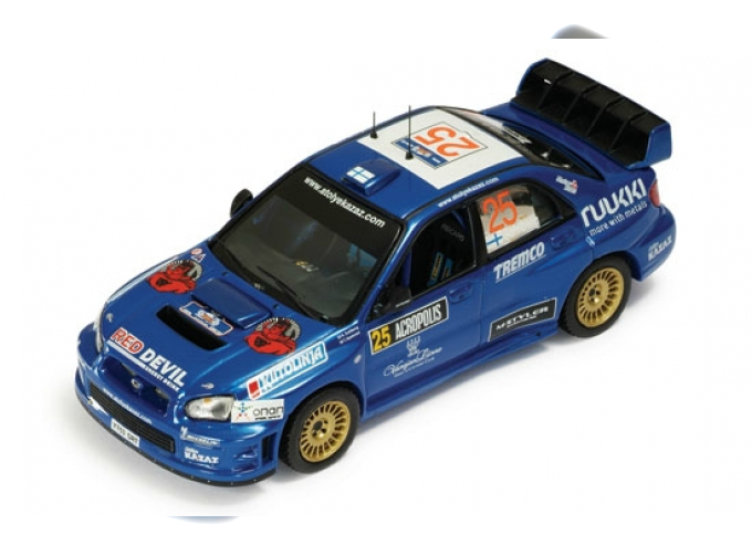 SUBARU Impreza #25 WRC Sohlberg Rallye Akropolis (2005), blue