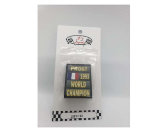 Информационное табло (пит-борд) Alain Prost World Champion F1 Sign (1993)