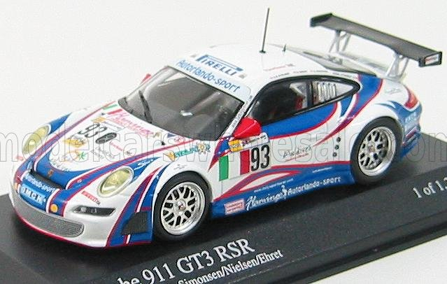 PORSCHE 911 GT3RSR №93 Autorlando sport 24h Le Mans Simonsen / Nielsen / Ehret (2007)