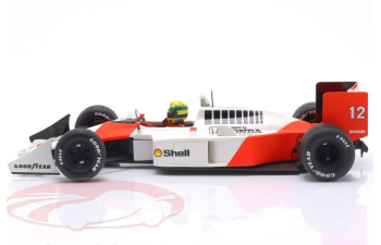 McLAREN F1 Mp4/4 Honda №12 World Champion Winner British Gp (1988) Ayrton Senna + книга (1988)