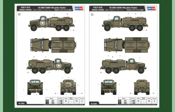 Сборная модель GMC CCKW 750 gallon Tanker