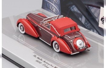 DELAGE D8-120 Cabriolet The Mullin Automotive Museum Collection (1939), dark red