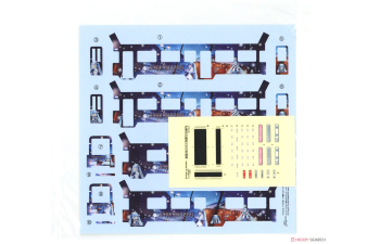 Сборная модель Yuki Miku Train 2021 Ver. with Series 3300 for Standard Color 2-Car Set