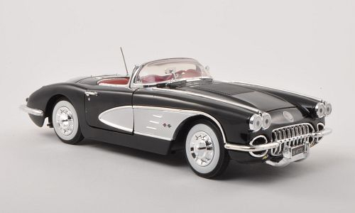 CHEVROLET Corvette (C1) (1958), black/silver