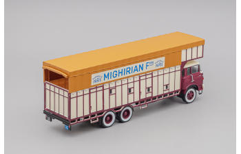 BERLIET GPRK 10 Fruits Et Primeurs Mighirian Frères 1968, burgundy / beige