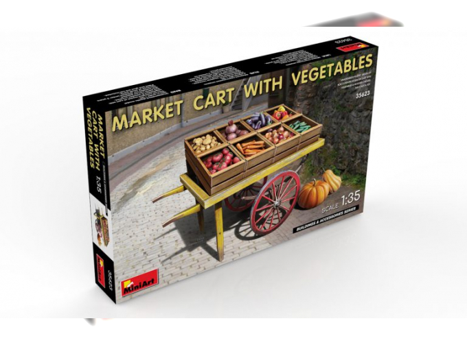Сборная модель Market Cart with Vegetables