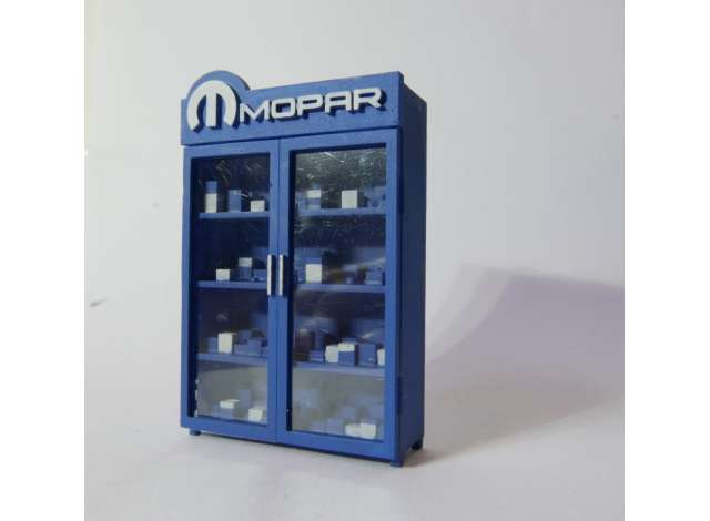 Диорама Шкаф-витрина для гаража/ Wardrobe accesories, blue