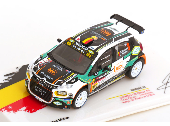 CITROEN C3 Rally2 №9 Rally de Wallonie, de Cecco/Humblet (2024)