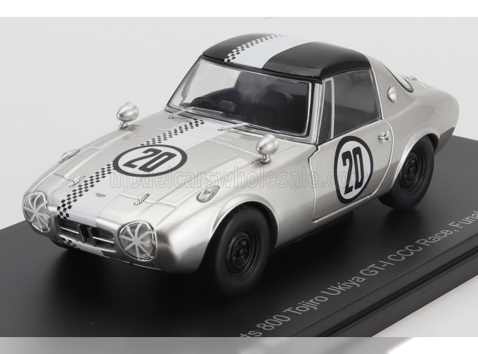 TOYOTA 800 Sports Gt-i N 20 Ccc Race Funabashi Circuit (1965) Tojiro Ukiya, Silver White