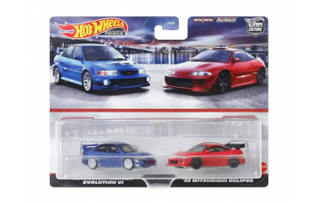 Набор из двух моделей MITSUBISHI Eclipse (1995) & Lancer Evo Vi (1995)