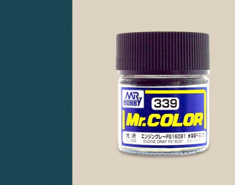 Краска эмалевая двигательный серый ENGINE GRAY FS16081, 10мл