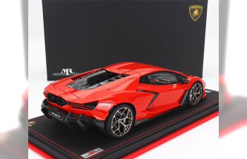 LAMBORGHINI Revuelto Hybrid (2023) - Con Vetrina - With Showcase, Arancio Dac - Orange