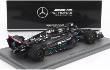 MERCEDES-BENZ GP F1 W14 Team Mercedes-amg Petronas Formula One N 47 Tires Test Spain Gp (2023) Mick Schumacher, Matt Black