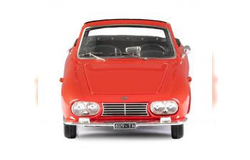 OSCA 1600 GT convertible top down by Fissore (1963), red