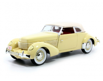 CORD 810 (1936), yellow with white roof