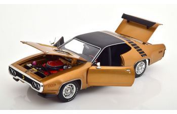 PLYMOUTH Road Runner (1971), gold/schwarz