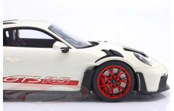 PORSCHE 911 (992) GT3 RS 2022 Tribute Carrera RS (2022), white / red