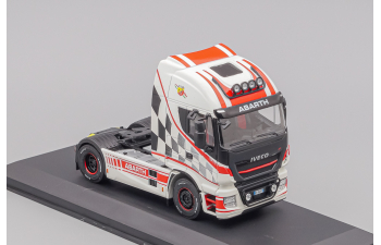 IVECO FIAT Stralis E5 Hi-way Tractor Truck Abarth 2-assi (2016), White Red Black