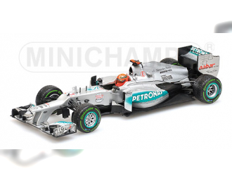 MERCEDES-BENZ AMG Petronas F1 Team W03 №7 Brazil GP (Michael Schumacher - Last Race), silver