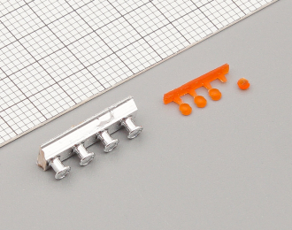Фонари ФП-10 оранжевые для ЗИМ, РАФ-977, комплект из 4 штук