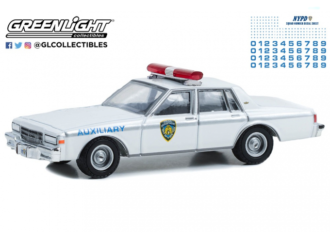 CHEVROLET Caprice "New York City Police Dept (NYPD) Auxiliary" (1989) с листом декалей