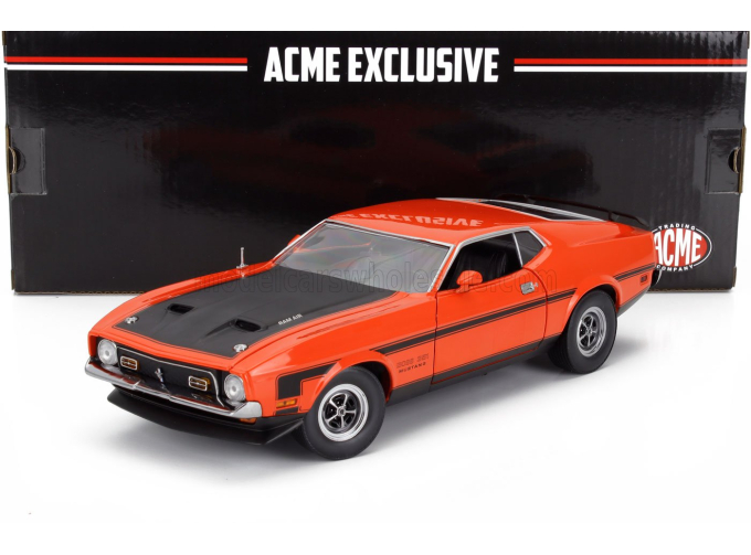 FORD Mustang Boss 351 Ram Air Coupe (1971), Orange Black