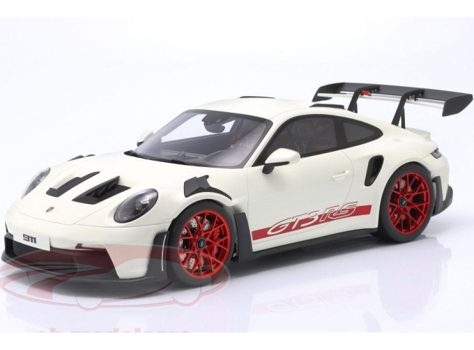 PORSCHE 911 (992) GT3 RS 2022 Tribute Carrera RS (2022), white / red