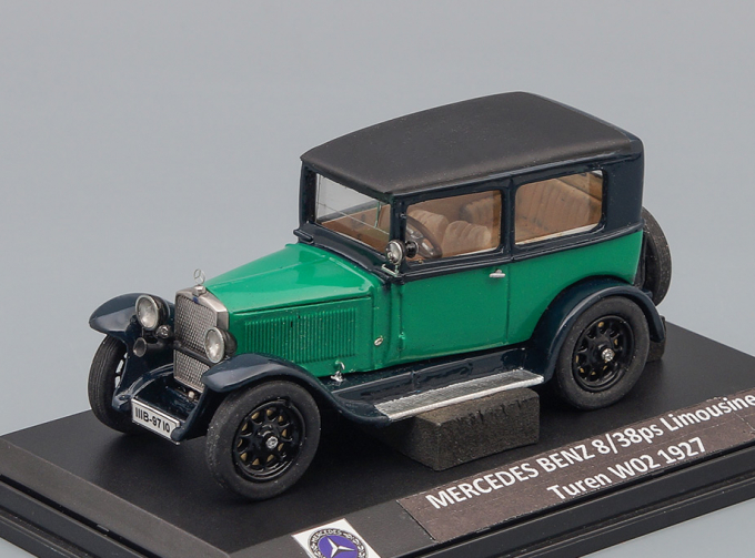 MERCEDES-BENZ 8/38ps Limousine 2 Turen W02 (1927), green / black