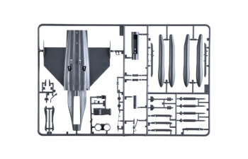 Сборная модель DASSAULT AVIATION Rafale B Military Airplane Marine Nationale (1999)