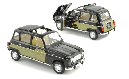 RENAULT 4L Parisienne (1963), black / yellow