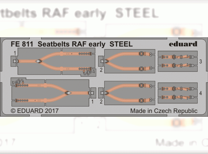 Фототравление для Ремни RAF ранние СТАЛЬ