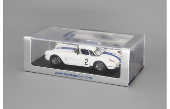 CHEVROLET Corvette #2 R.Thompson-F.Windridge LM (1960), white