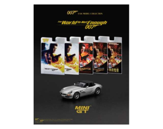 BMW Z8 *The World is not enough* Japanese Blister Packaging, silver 1999