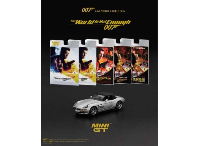 BMW Z8 *The World is not enough* German Blister Packaging, silver 1999
