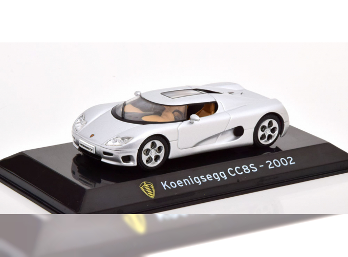 KOENIGSEGG Cc8s (2002) - Con Vetrina - With Showcase, Silver