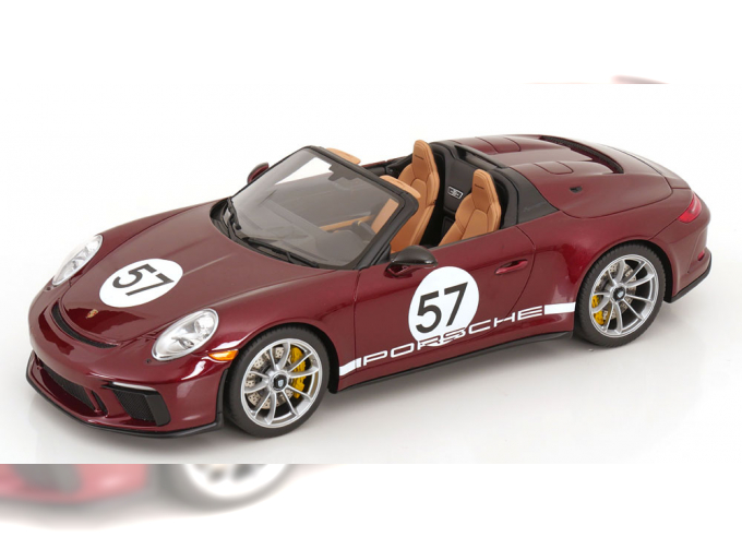 PORSCHE 911 (991.2) Speedster Heritage Edition, red metallic /white