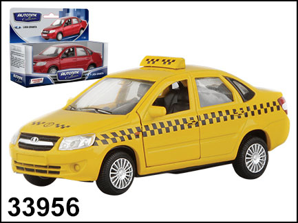 LADA Granta Такси, желтый