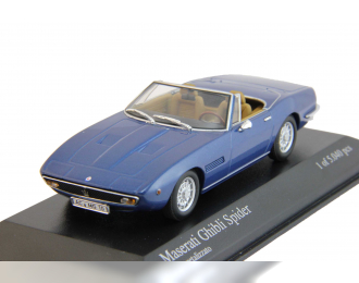 MASERATI Ghibli Spider (1969), blue metallic