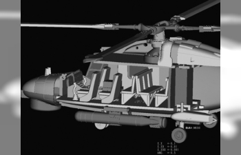 Сборная модель Вертолет Westland Lynx Mk.90