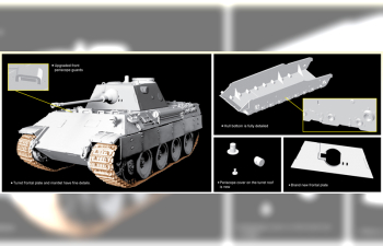 Сборная модель Pz.Beob.Wg.V Panther mit 5cm Kw.K.39/1