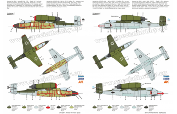 Сборная модель Heinkel He 162 Spatz